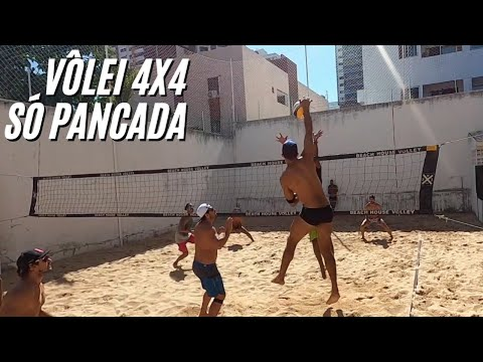 Thumbnail: Só pancada, vôlei 4x4 com atletas profissionais